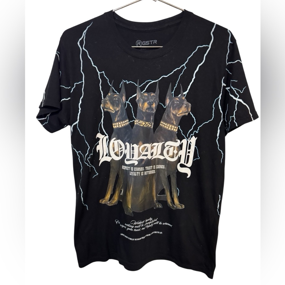 RGSTR Loyalty Streetwear Men’s High End M T-Shirt Doberman Pinscher Dogs